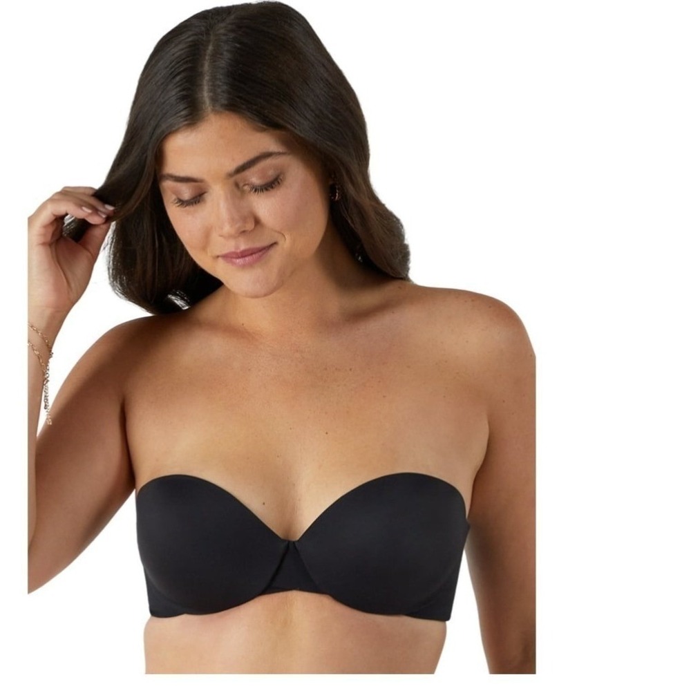 Maidenform Dreamwire Strapless Convertible Lift Bra 40C Black NWT‎